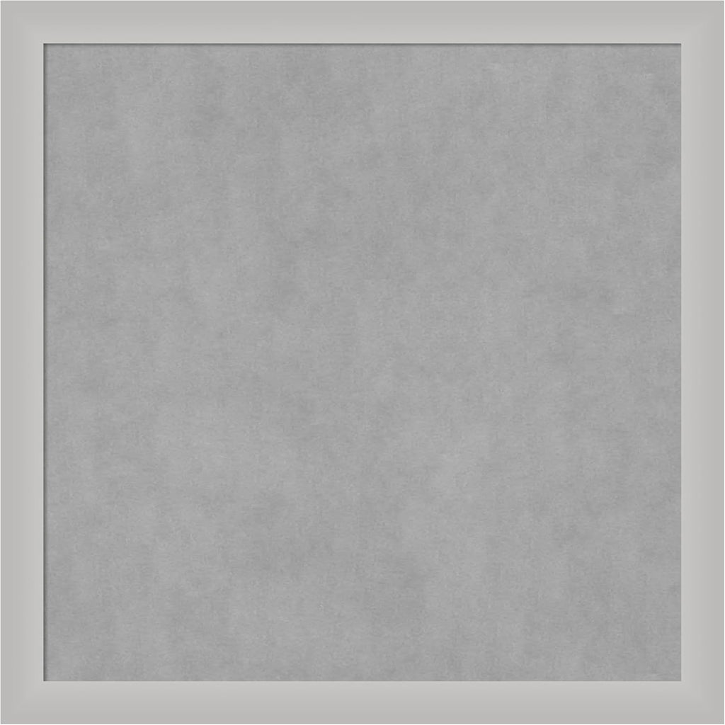 Amanti Art Silver Framed Magnetic Board 27x27 Medium Vision Board