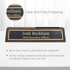Business Wood Name Plate for Desk | Custom Desk Name Plate Personalized Gift - Image 5