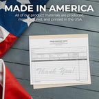 Custom 8.5" x 7" Carbonless NCR Books in 3-Part Triplicate Invoices, Work Orders - Image 5
