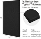 Olanglab Sound Absorbing Acoustic Wall Panels 2 Pack, Large Fabric Wrapped - Image 2