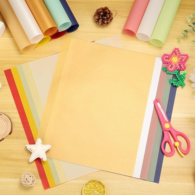 70 Pcs Colored Vellum Translucent Paper 8.5 x 11 inches Tracing Vellum Paper - Image 2