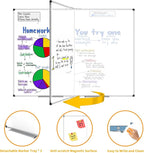 XBoard Magnetic Whiteboard 72 x 48 Inch | Giant Foldable Dry Erase White Board - Image 6