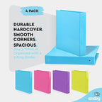 3 Ring Binder 1.5 Inch, 1 ½ inch Binder Clear View Cover - Image 4