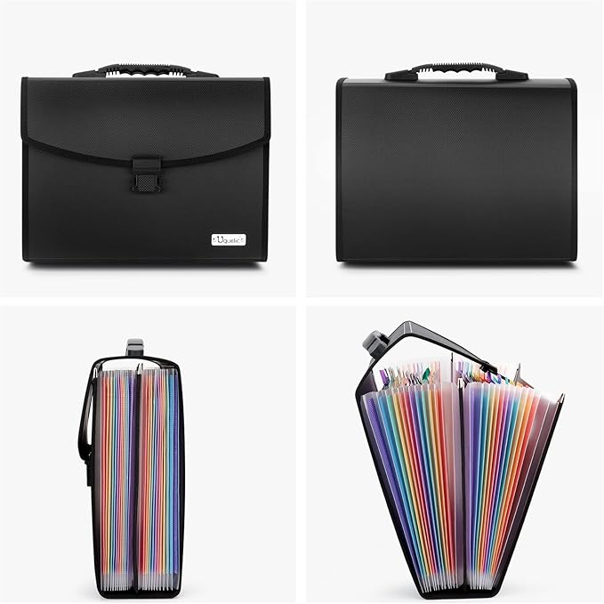 Uquelic 26 Pockets Expanding File Folder - Image 5