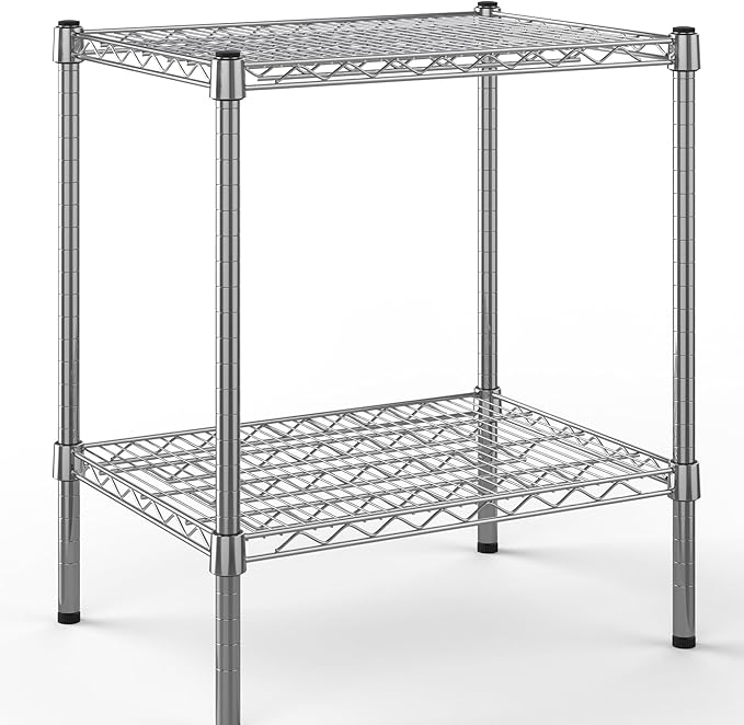 Regal Altair 18" Deep x 24" Wide x 27" Height Wire Shelving Kit | 2-Tier | NSF by Regal+Altair