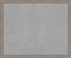 Amanti Art Grey Framed Magnetic Board 35x43 X-Large Vision Board by AmantiArt