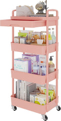Calmootey 4-Tier Rolling Utility Cart by Calmootey
