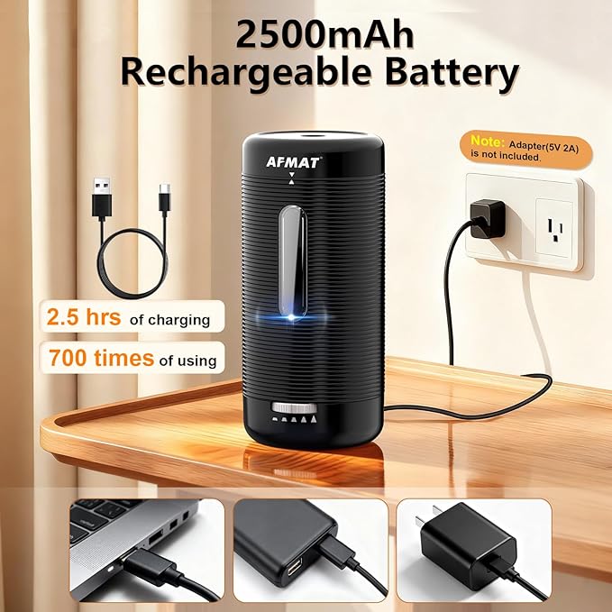AFMAT Electric Pencil Sharpener, Fully Automatic Pencil Sharpener, Auto in & Out - Image 6