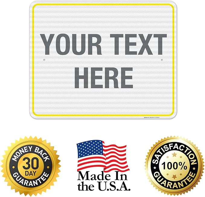 Personalized Custom Customize for Office, Delivery Yellow Sign, 24x30 Inches - Image 8