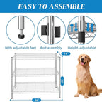 Guan River 3-Shelf Adjustable Metal Shelf Wire Shelving Storage Rack - Image 4