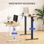 FLEXISPOT EN1 Bamboo One-Piece Standing Desk, 60 x 30 Inches Ergonomic Desk - Image 7