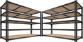 ROOMFAVE 3500LBS Garage Shelving 60" W Metal Shelving 72" H Storage Shelves by RoomFave-organizeyourjoy
