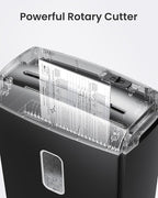 Locksworth 8-Sheet Micro Cut Paper Shredder P-4 High Security - Image 3