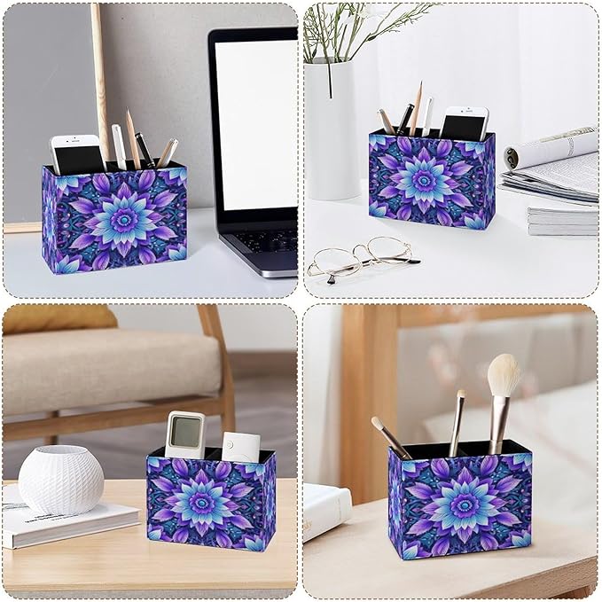 Famame Bohemian Style Mandala Print Pencil Holder - Image 3