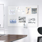 Neatsure Large Cork Board for Wall, 6 Panels Felt Tiles Tack Push Pin Board for - Image 4