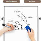 Double Sided Cork Board White Board, 32 x 48 inches Large Cork Board - Image 5