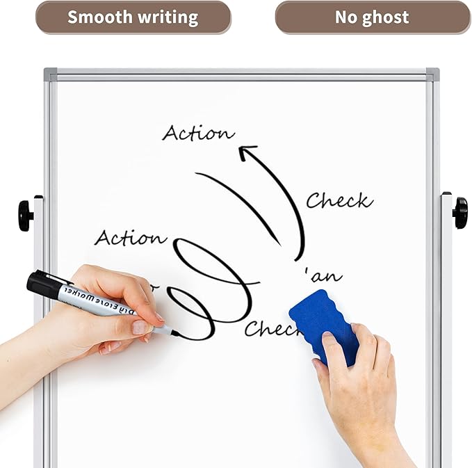 Double Sided Cork Board White Board, 32 x 48 inches Large Cork Board - Image 5