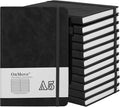 OnMove Notebooks Journal for Women Men 12 Pack Bulk Leather Hardcover by OnMove