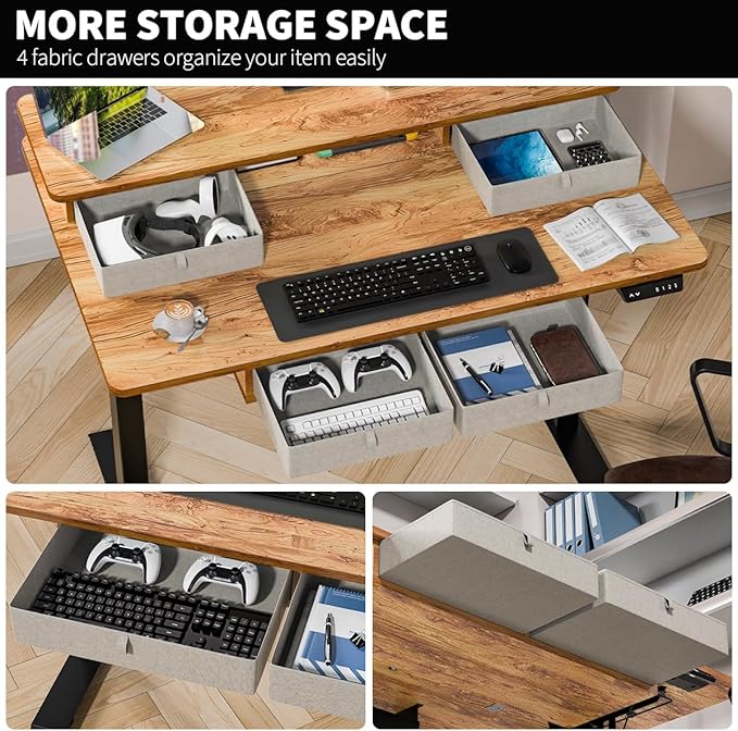 Kingant 48 x 30 Inch Electric Standing Desk - Image 6