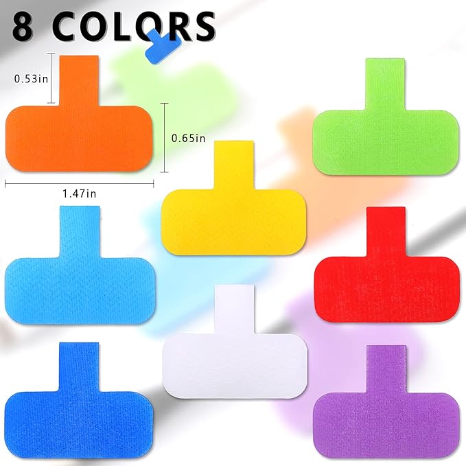 50 Pieces Cable Labels Multi Color Cord Wire Labels, Cable Tags and Wire Tags - Image 2