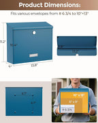 LAND·VOI Locking Wall-Mount Mailbox - Image 6