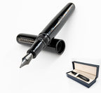 Conklin All American Fountain Pen in Black – Omniflex Nib, Flexible Design & by Conklin