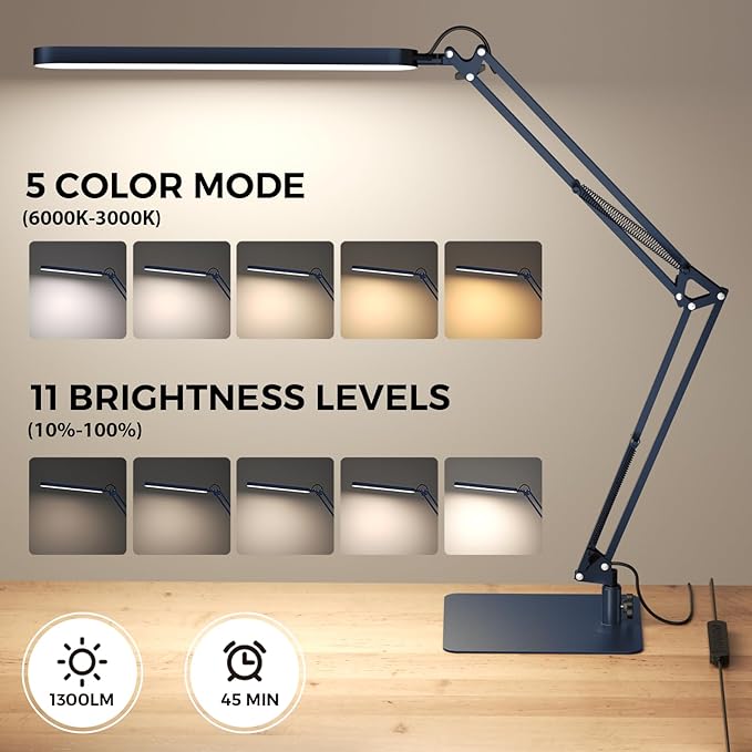 SKYLEO LED Desk Lamp with Slim Base - Image 2