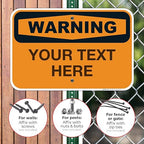 Custom Warning Sign, OSHA Sign, 12x18 Inches, Rust Free .063 Aluminum, Fade - Image 4