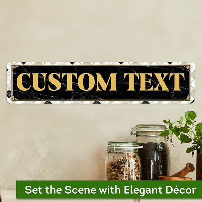 Custom Sign, Custom Street Sign, 11 Font Colors, 13 Font Styles, 4 Hole Options - Image 4