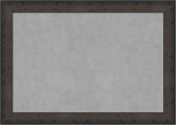 Amanti Art Black Framed Magnetic Board 29x41 Large Vision Board by AmantiArt