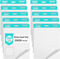 SHARBDA Lined Sticky Easel Pad, 25 * 30 inch, Self-Stick Flip Chart Paper