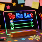 ARAGIT LED Drawing Board for Kids & Adults, Rechargeable Led Note Boards - Image 5
