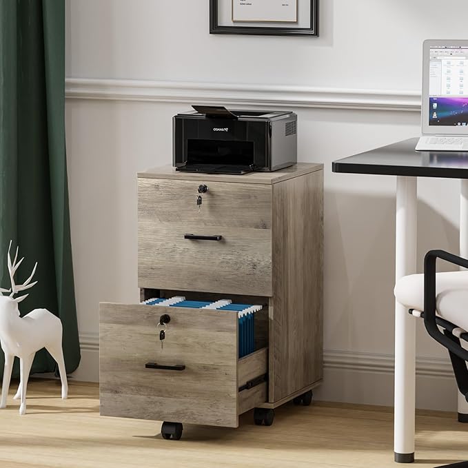 VINGLI 2 Drawer File Cabinet - Image 7