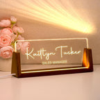 Desk Name Plate Personalized, Custom Office Light Up Name Plate - Image 7