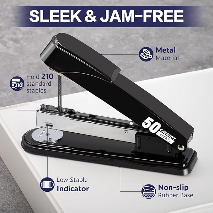 Deli Stapler Heavy Duty, Full Strip Staplers - Image 5