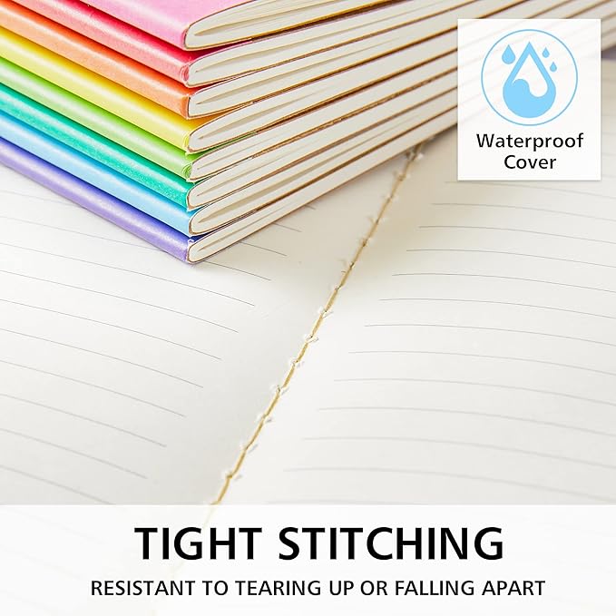 32 Pack Composition Notebooks Bulk, Feela Kraft Cover Lined Blank College Ruled - Image 4