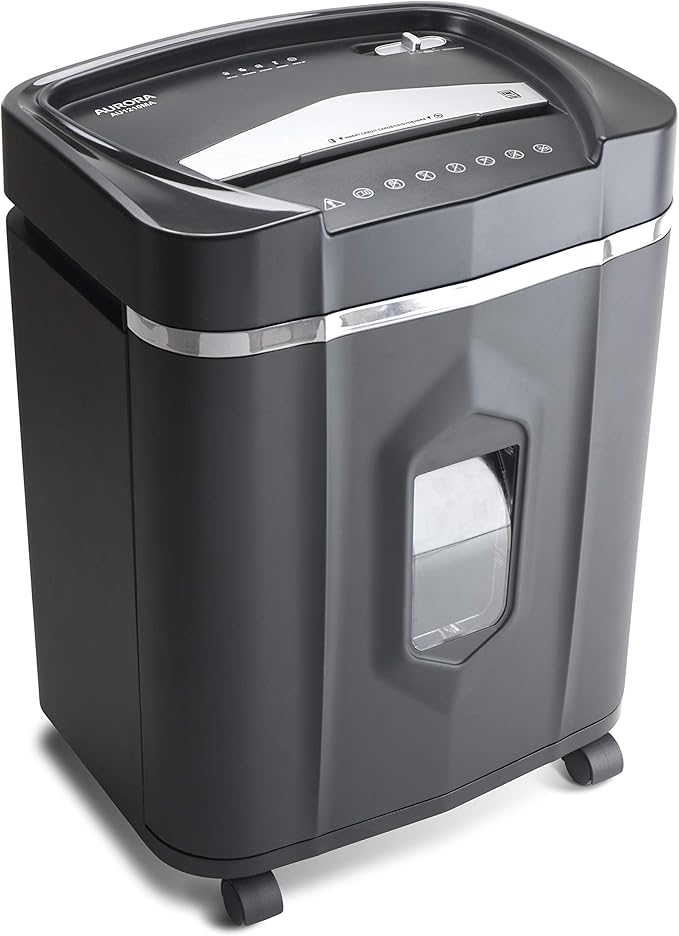 Aurora AU1210MA Professional Grade High Security 12-Sheet Micro-Cut Paper/CD - Image 7