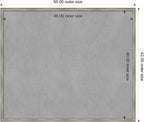 Amanti Art Silver Framed Magnetic Board 42x50 Oversize Vision Board - Image 4
