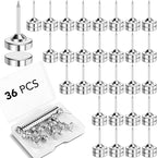 E BAVITE Magnetic Push Pins ThumbTacks, 36 Sets Magnet Pushpins by EBAVITE
