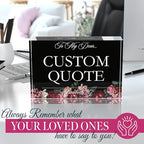 Personalized Gifts, Custom Quote Block Letter Board, Crystal-Clear Acrylic - Image 5