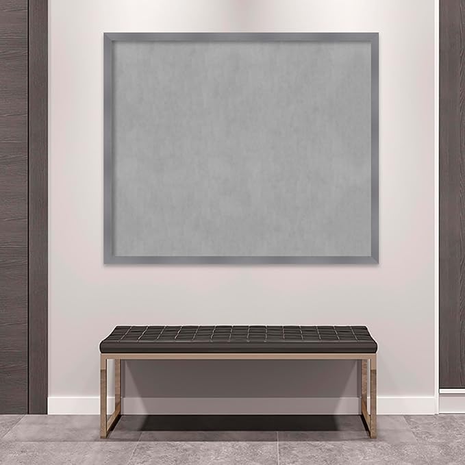 Amanti Art Grey Framed Magnetic Board 42x50 Oversize Vision Board - Image 5