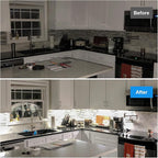 Litever Kitchen Under Cabinet LED Lighting Kit, Super Bright, Plug-in or - Image 6