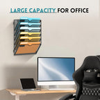 SUPEASY Wall File Organizer Mesh Office Mail Holder, Hanging Wall Organizer - Image 6