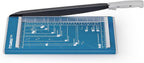 Dahle 502 Craft Creative A4 Self-Sharpening Stack Paper Guillotine Trimmer, Blue