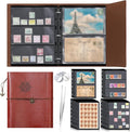 Lewtemi Stamp Collecting Albums Set Stamp Collection Book Include 20 Pages by Lewtemi