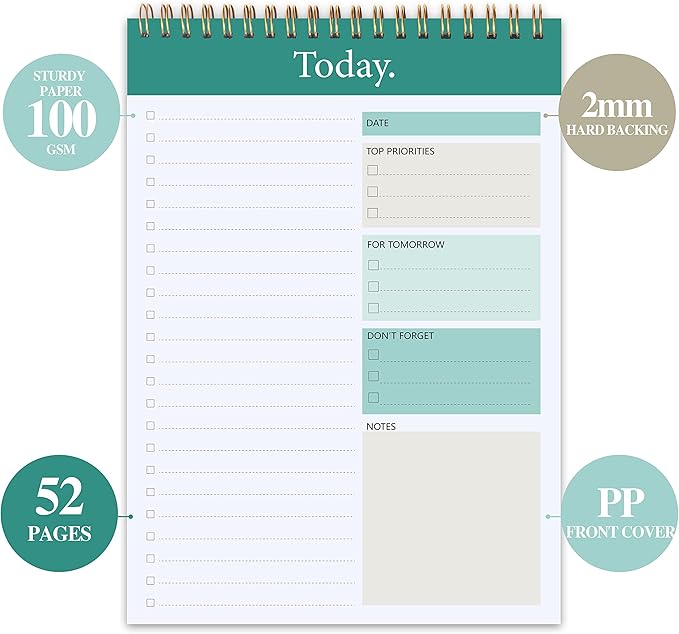 GOLDPEI To Do List Notepad - Image 7