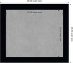 Amanti Art Black Framed Magnetic Board 24x28 Medium Vision Board - Image 3