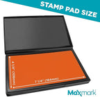MaxMark Large Orange Stamp Pad - Image 3