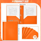 Lincia 100 Pcs Plastic Folders - Image 2