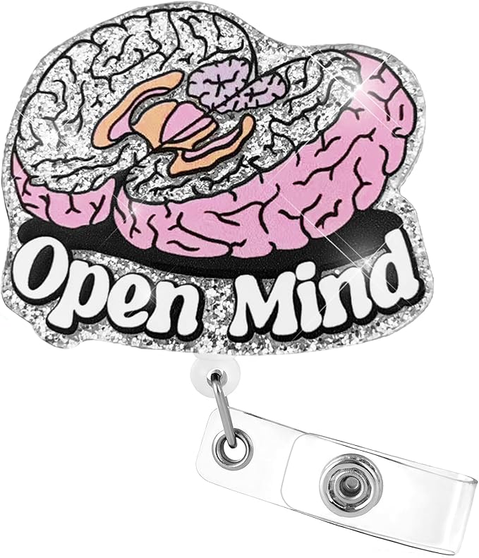 Aoryalps Open Mind Retractable Badge Reel Holder Retractable by Unknown